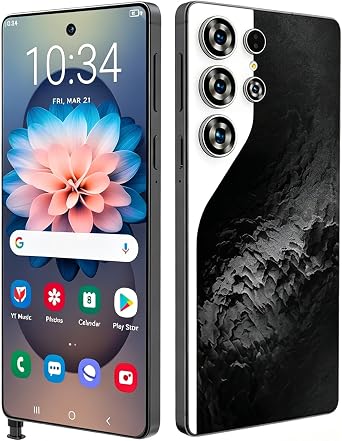 5G Unlocked Phone C26 Ultra 8GB+256GB Storage Cell Phone, 6.9 Screen Android 14 Smartphone with Built-in Stylus/6800mAh Battery/Dual SIM, 26 US Version- Black