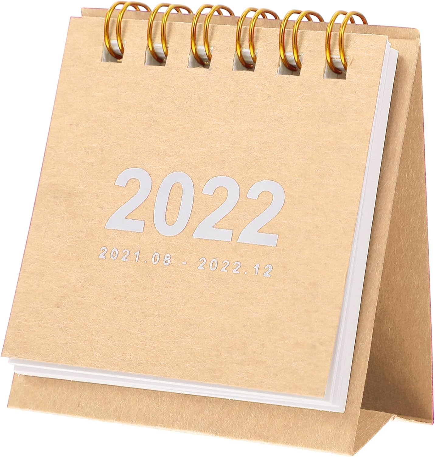 NOLITOY 1Pc 2022 calendar spiral notepad table easel mini