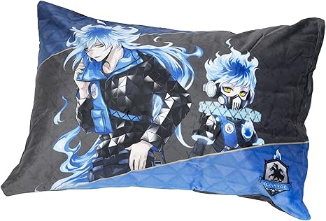 Amazon Co Jp モリシタ Disney ディズニー ツイステッドワンダーランド 枕カバー イグニハイド寮 約63x40cm ブルー ホーム キッチン