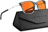 Vista 19 de ANYLUV Blue Light Glasses for Men, Lightweight Computer Gaming Glasses, Stylish Anti Eyestrain Blue Light Blocking Men