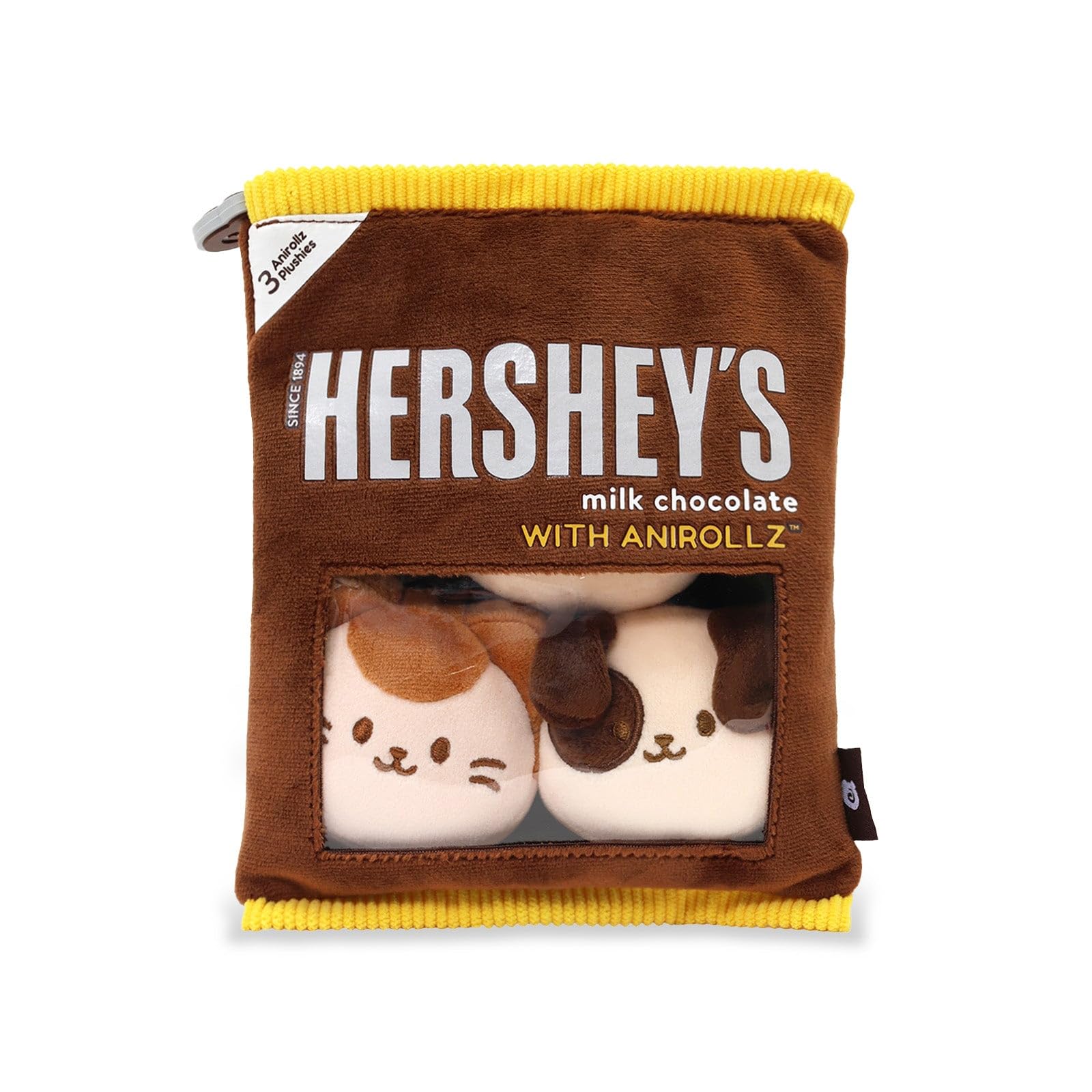 Amazon.com: Anirollz x Hershey Milk Chocolate Snack Bag Mini Plush