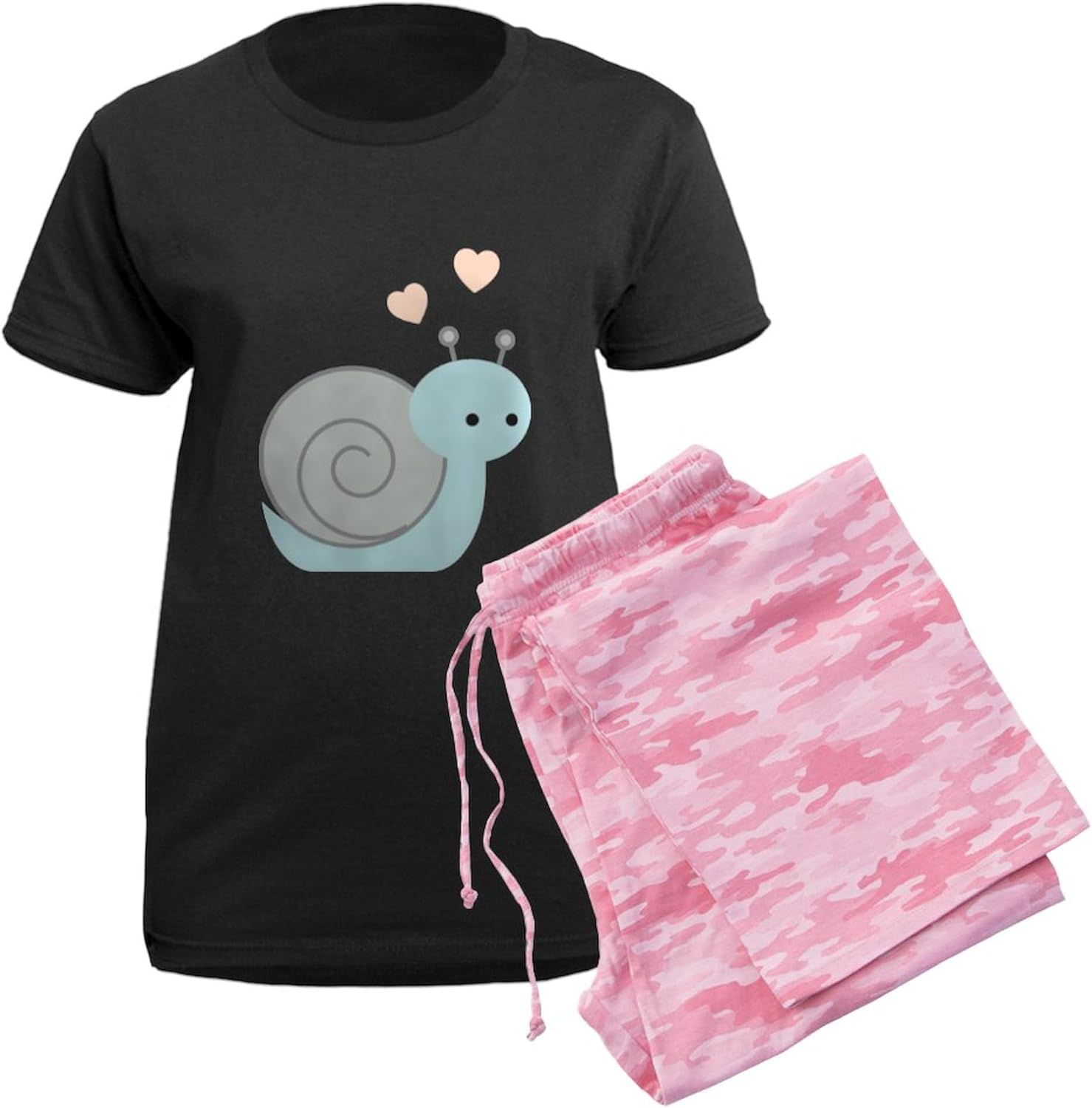 CafePress Lovely Snail Pajamas Womens Novelty PJ Sleepwear