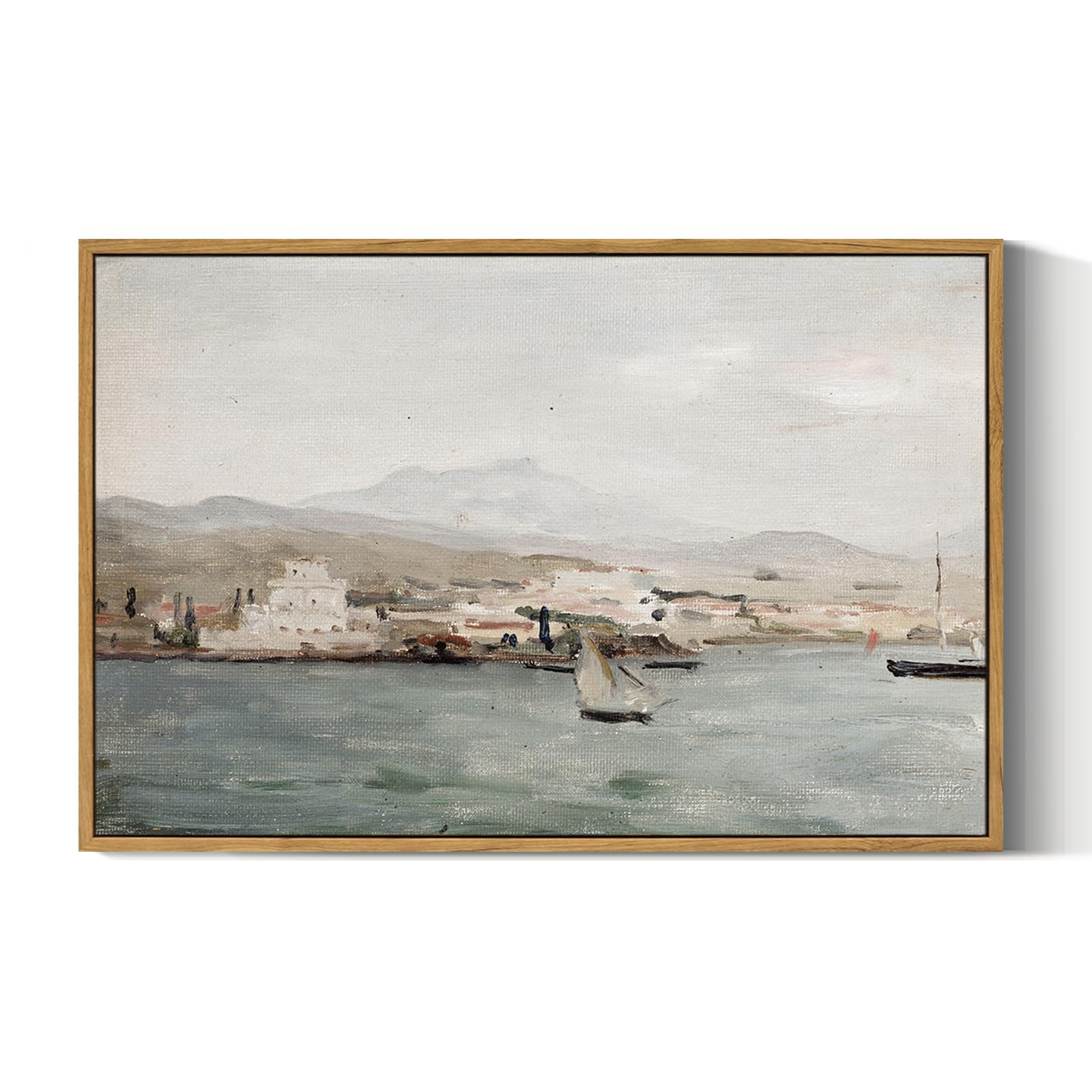 VIYYIEA Vintage Framed Black Dog Wall Art, Bedroom Living Room Minimalist Animal Art Decor, Antique Dog Canvas Print Paintings, Home Farmhouse Retro Still Life Decor, 12x16 Inch — view 50