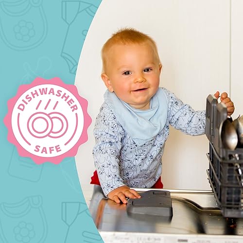 Miniatura 6 de Impresa Paquete de 3 asas para biberones – Compatible con botellas Dr. Brown – Silicona transparente sin BPA – Soporte de fácil agarre para