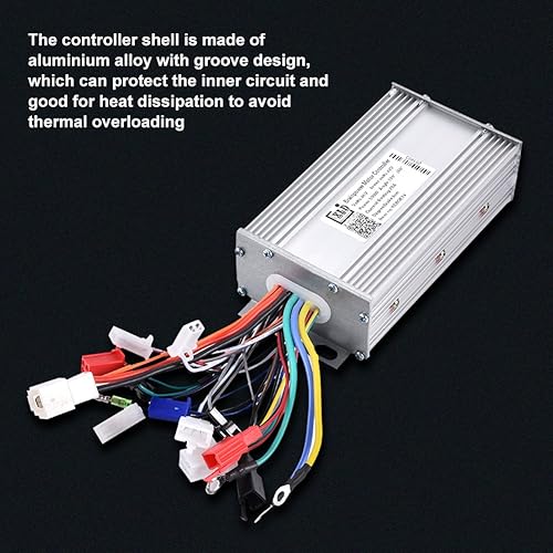 Miniatura 5 de Dilwe Controlador de velocidad sin escobillas, controlador de velocidad del motor 48V 500W Controlador sin escobillas para scooter eléctrico