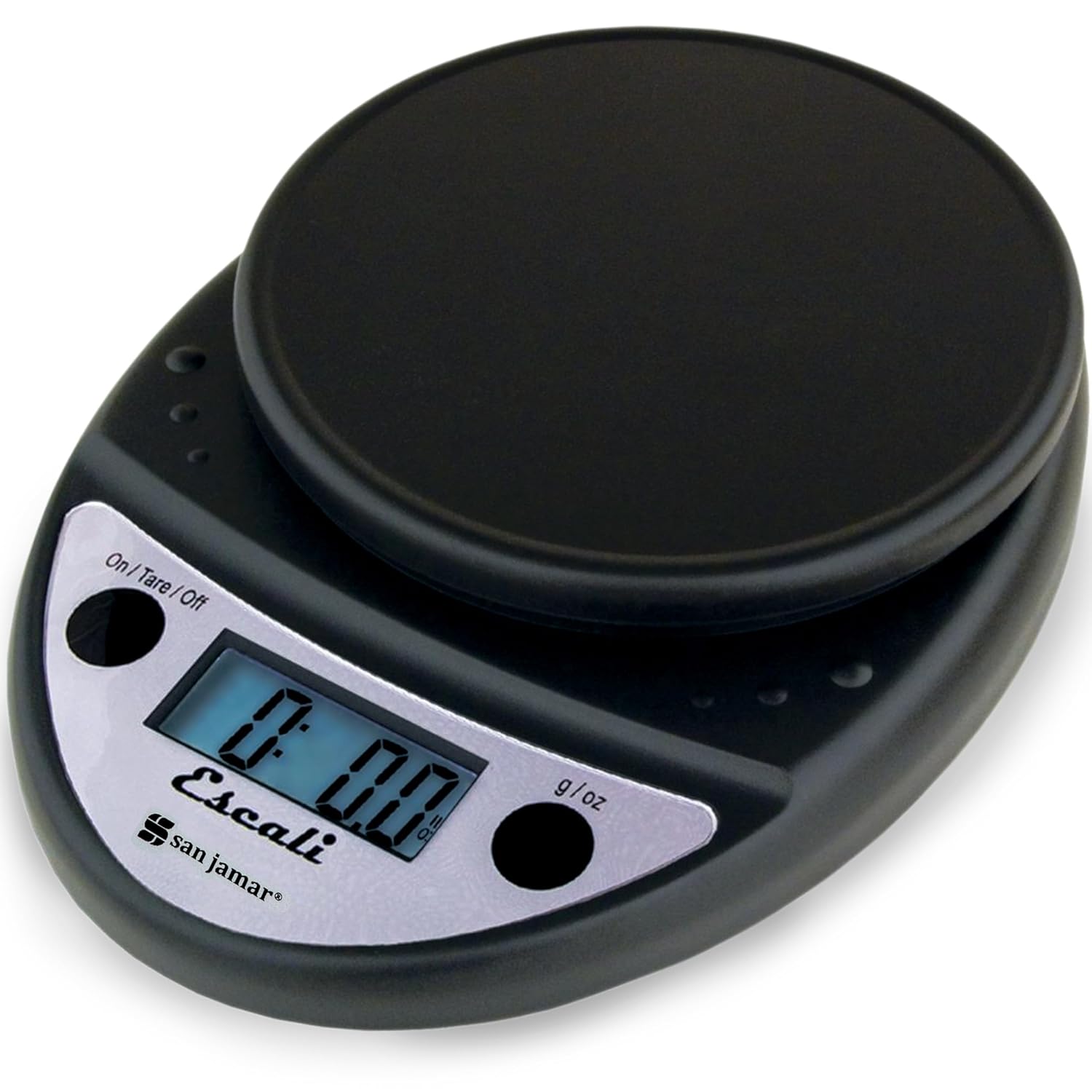 Escali Primo Digital Kitchen Scale NSF Certified 11 lb/5 kg Black - Precise Taring & Easy Clean Display