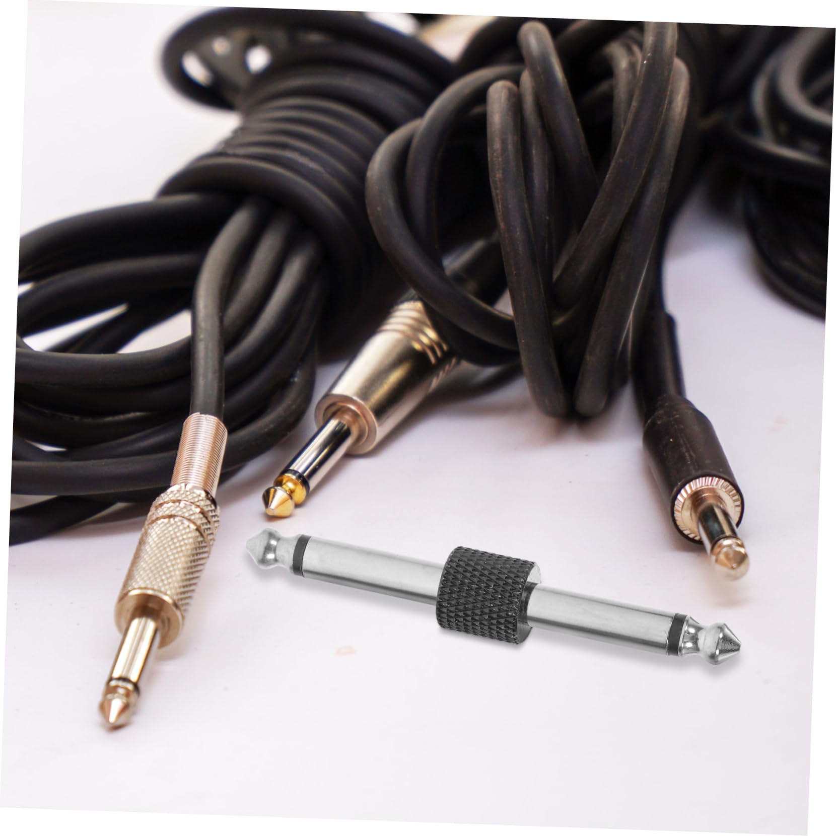 ERINGOGO 15stücke Gitarren-pedal-connector Gerade Klinkenadapter Für Effektpedale Robuste Verbindung Für Instrumente Geräuschloser Sound Für Musiker Unterwegs