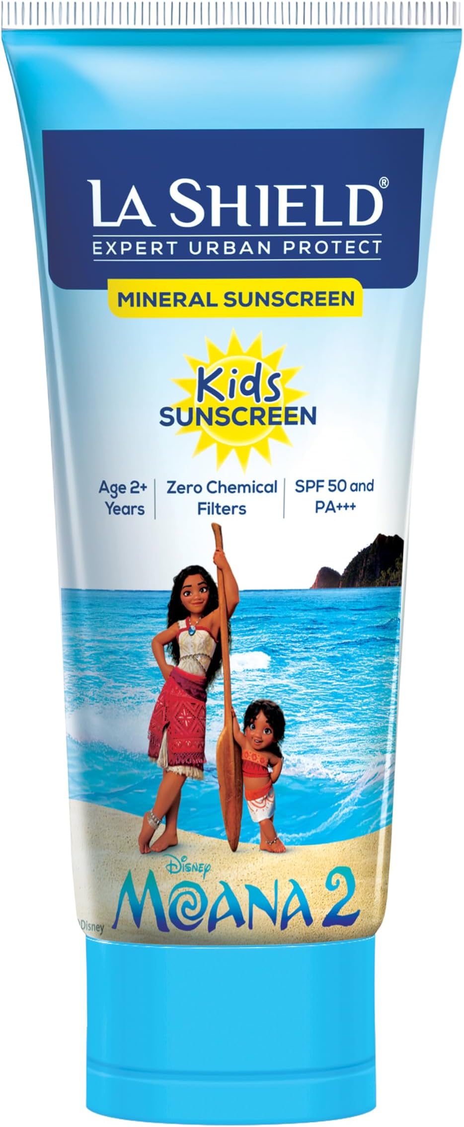 - La Shield Kids Sunscreen Gel SPF 50 PA+++|100% Mineral Sunscreen|For kids above 2 years age|Enriched with Vitamin E & Hyaluronic Acid|Suitable for Sensitive skin|4 hour water resistant|Fragrance free