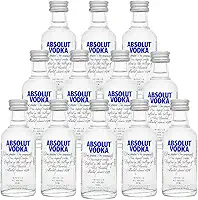 Mini Vodka Absolut, Kit 12 Unidades, 50ml