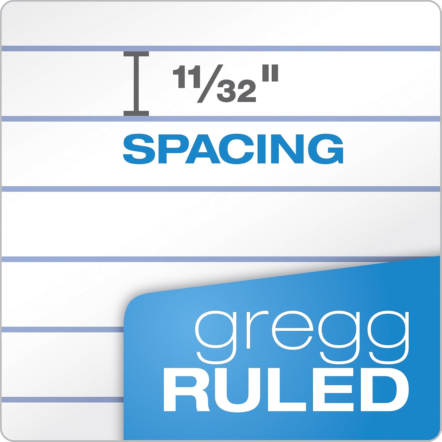 Tops Recycled Gregg Rule Steno Pad (TOP74130)