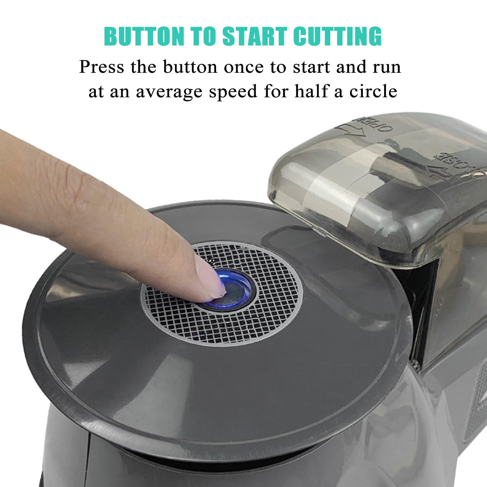 Dispenser elettrico per scotch e nastro biadesivo, macchina da taglio efficiente, lunghezza regolabile 15-70 mm e larghezza 3-25 mm, ideale per ufficio e scuola
