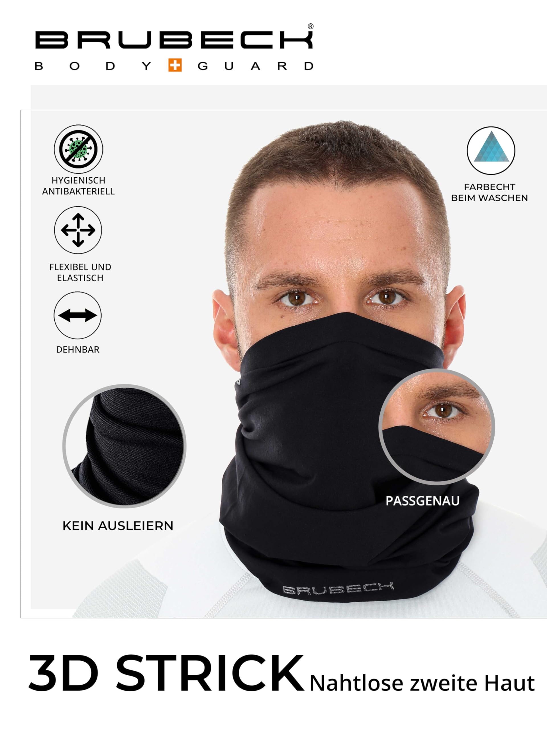 BRUBECK Oxford – Balaclava Eyes – Lycra Écharpe Mixte