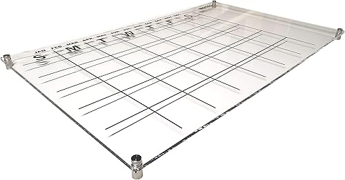 Miniatura 3 de Calendario acrílico de borrado en seco - 16 x 26 pulgadas