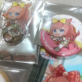 ウマ娘 アグネスデジタル 缶バッジ キャラバッジ ウマ娘 公式 缶バッジ アグネスデジタル 制服 - メルカリ