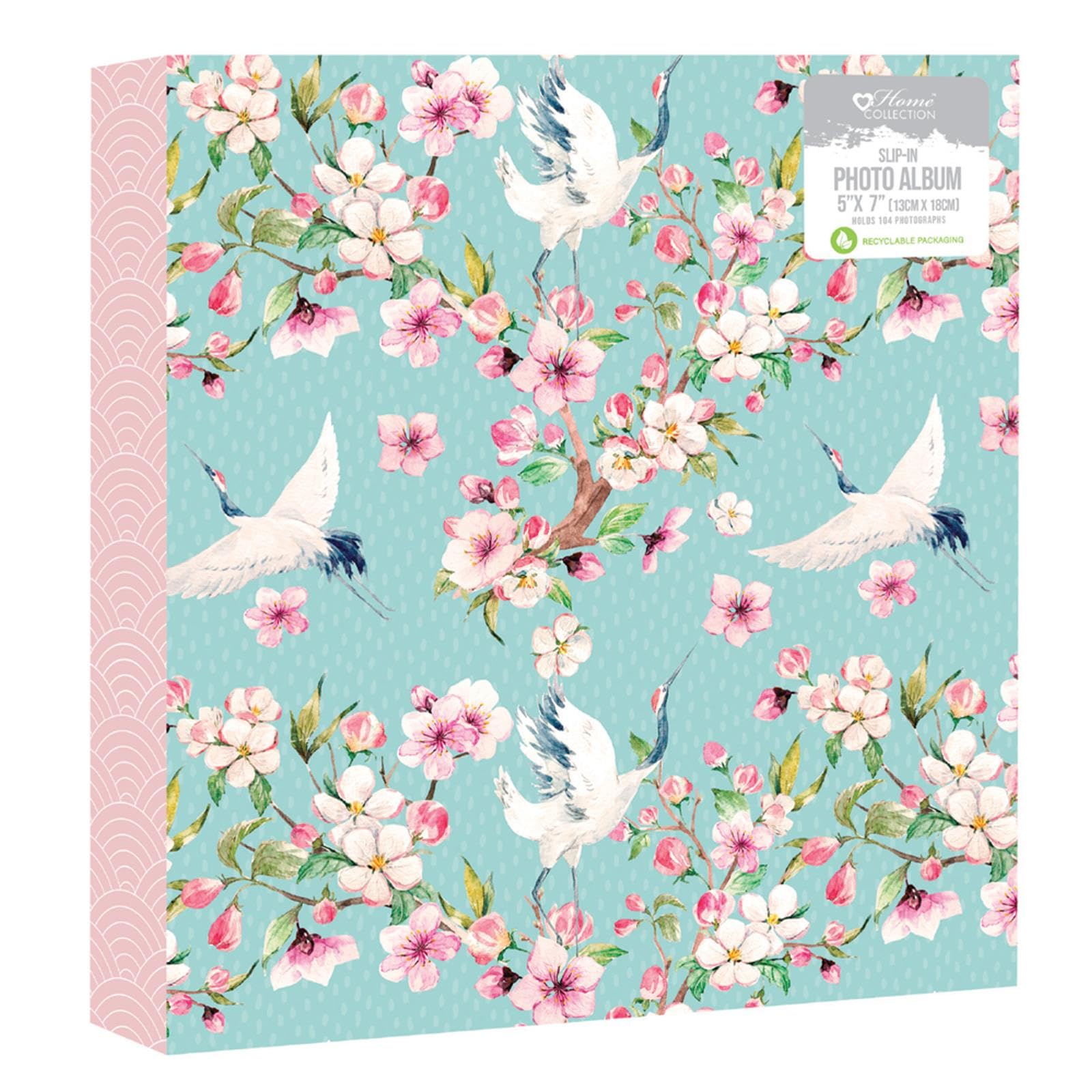 Home Collection Japonica Design Slip In Memo Photo Album 104 Photos 5 x 7" Holiday Family 28 x 25cm
