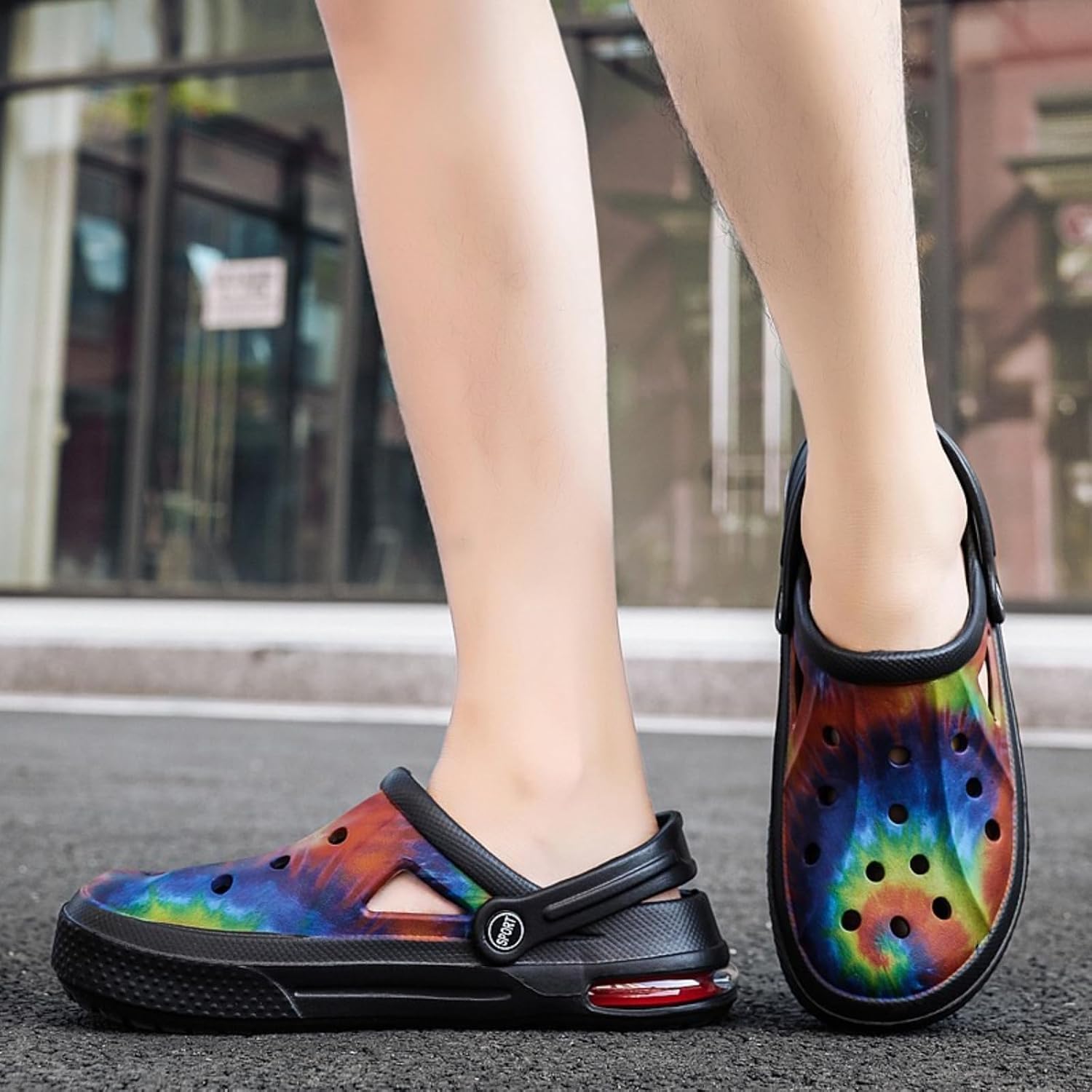 FLIOZY Unisex Garden Clogs – Lightweight EVA Slip-On Shoes, Waterproof Non Slip Water Sandals for Men Women, Beach, Pool, Garden, Indoor Outdoor Comfort Clogs