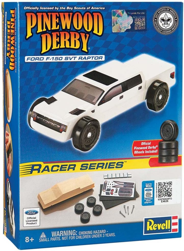 Revell Ford F-150 SVT Raptor Racer Kit Pinewood Derby Vehicle Kit