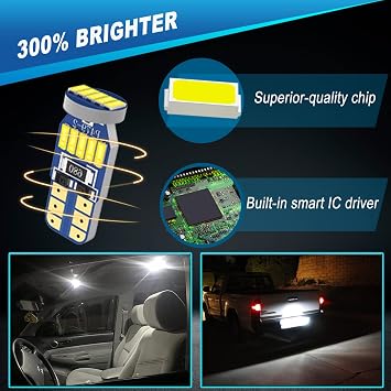 LED Interior Light Kit Package Fits for Toyota Tacoma 2005-2021