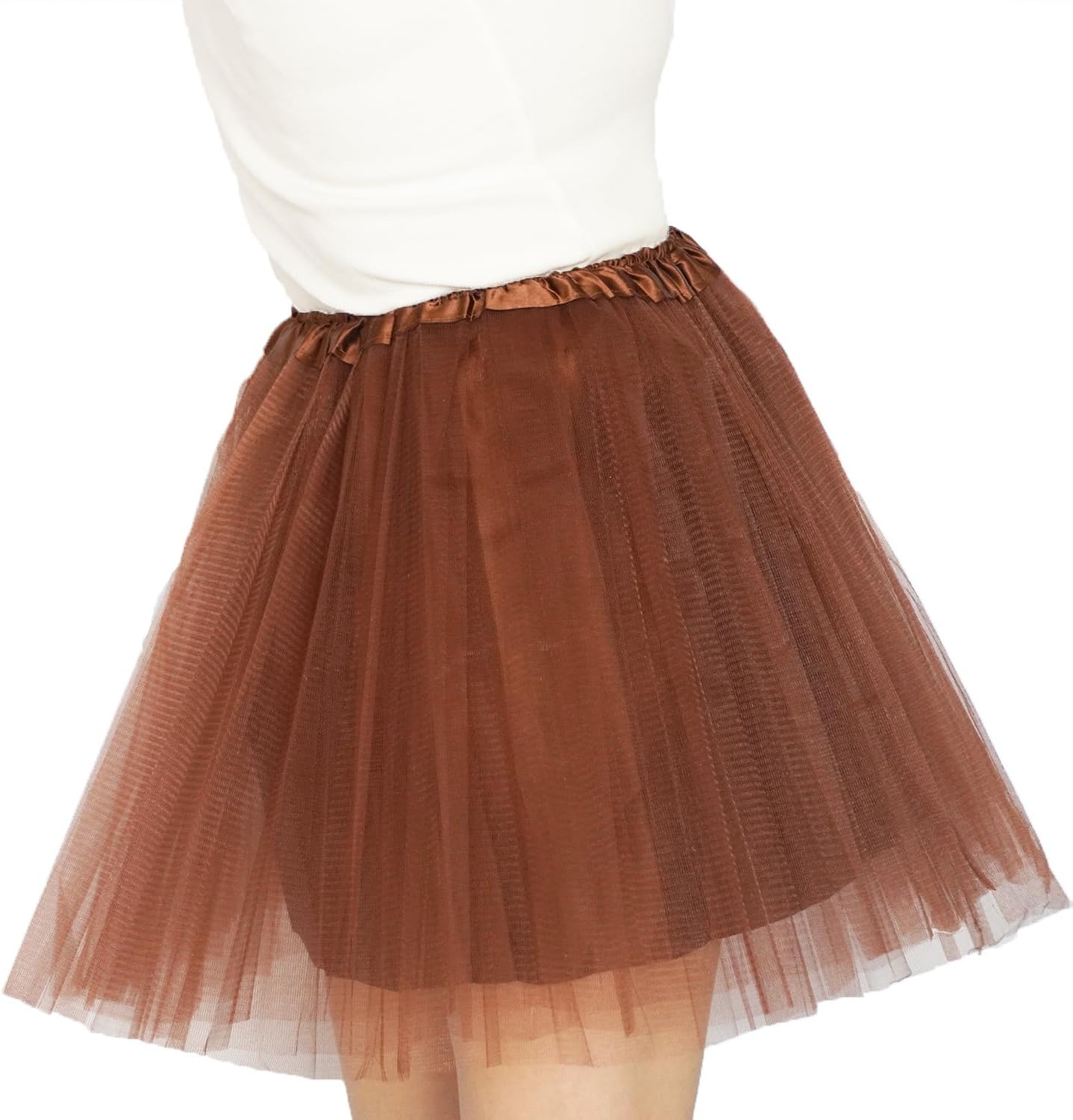 Women Adult Teens Tutu Skirts 4 Layers with Lining Youth Running Tutu Skirts Halloween Running Tutus