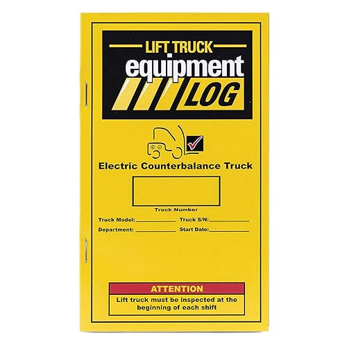 Libro de registro de repuesto 70-1065-1 para carretilla elevadora eléctrica Ironguard