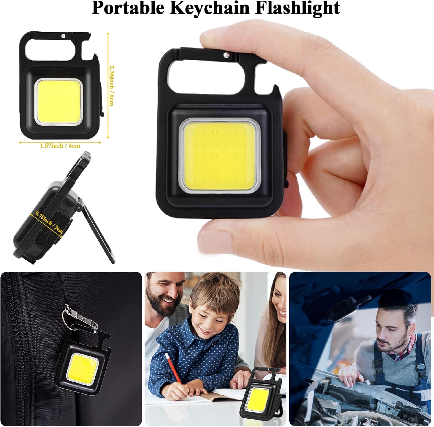 30 Ledli Mıknatıslı Mini Anahtarlık Flash Kamp Lambası Anahtarlık Şişe Açacağı Mutfak Ev Garaj Oto Doğa Yürüyüşü Kamp Outdoor Led Lamba Şarj Edilebilir Kancalı Çok Fonksiyonlu Taşınabilir Cep Lambası