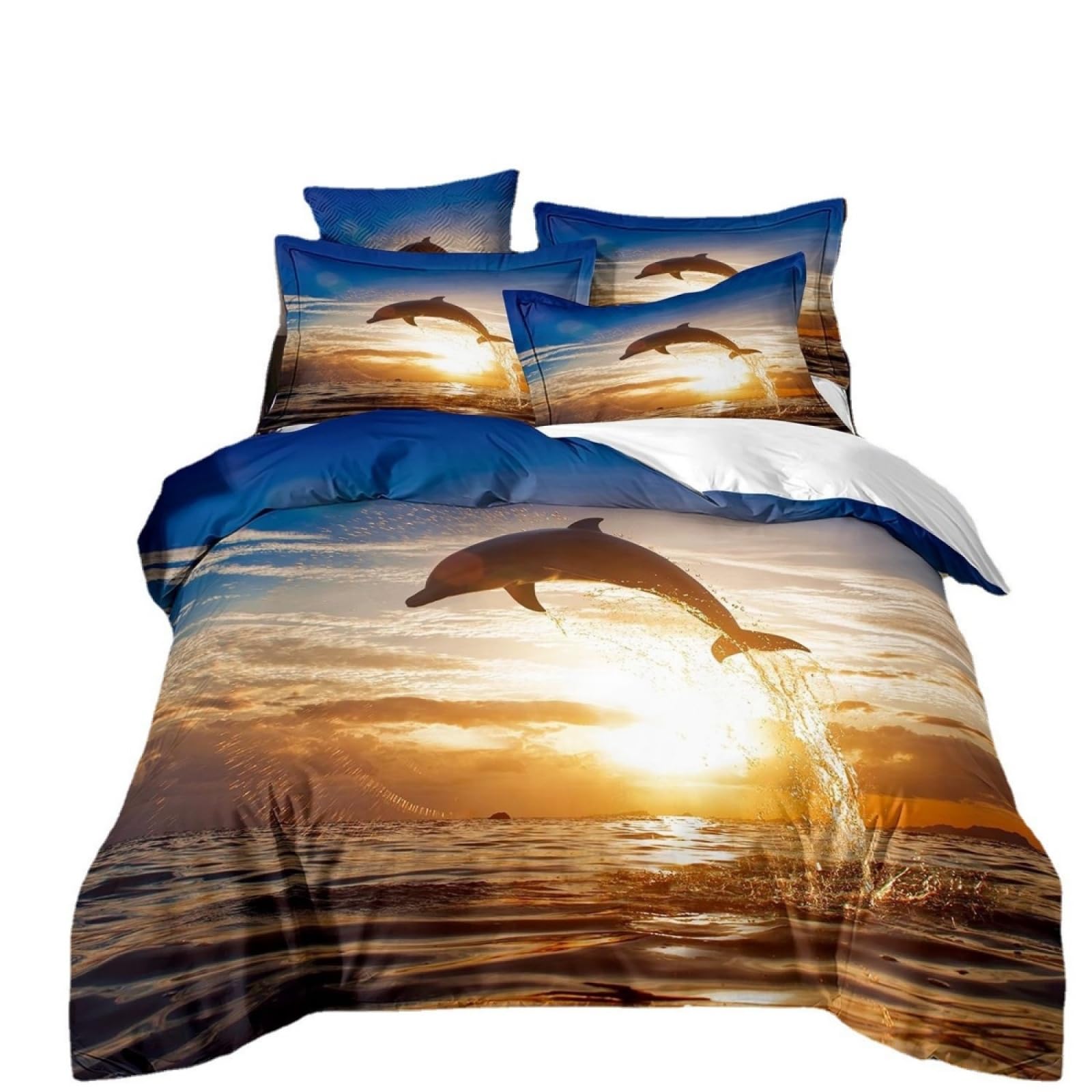 King Size Duvet Cover Sets Brown Dolphin Blue King Size Bedding