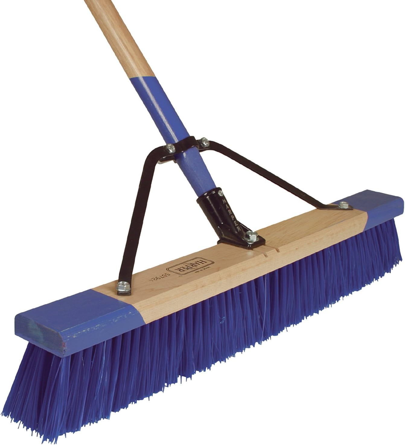 Harper Brush Works 24-Inch Push Broom With Handle Brace 557924A