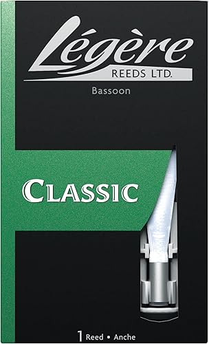 Légère Reeds - Caña sintética de viento de madera premium, fagot, fuerza media (DRBM)