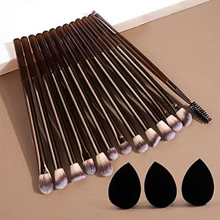 Juego de 16 brochas de maquillaje con esponja...