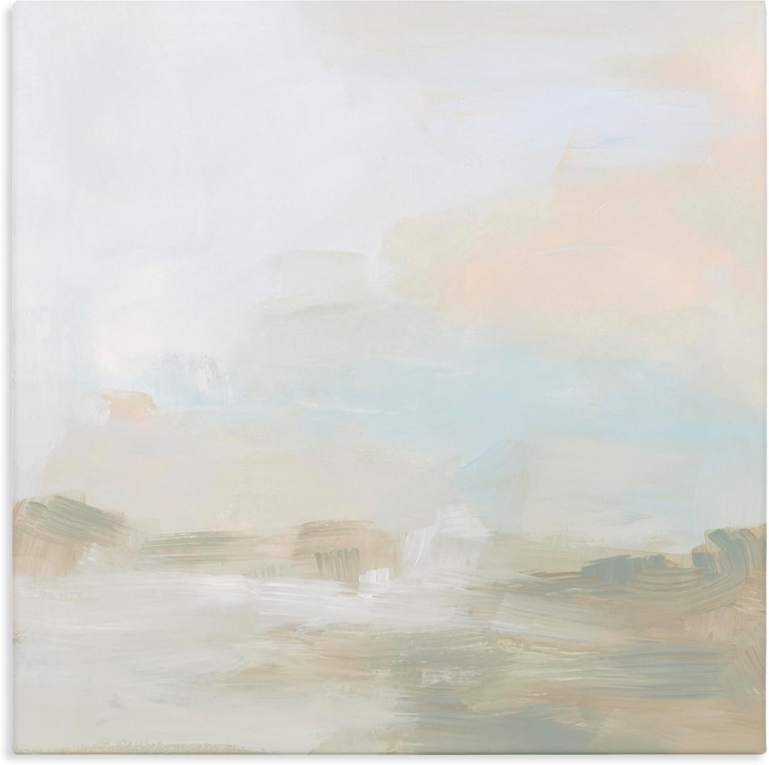 Stupell Industries Modern Neutral Landscape, 24 x 24 Inch Canvas Wall Art