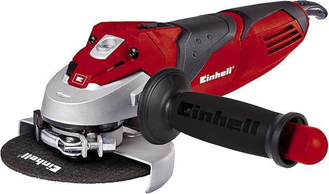 Einhell 4430885 Szlifierka Kątowa, 750 W, 230 V, Czarny/Czerwony, 40 x 13.5 x 23.3 cm; 1.88 kg