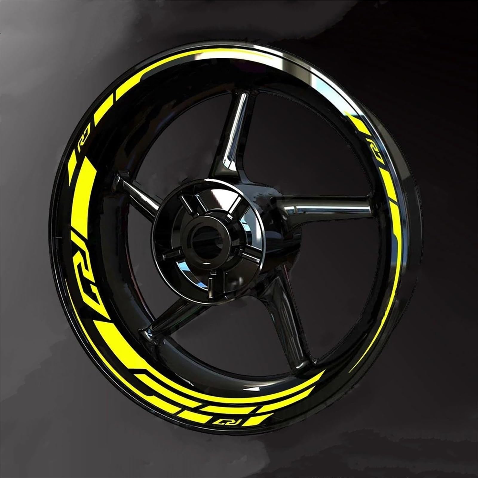 Wheel Stickers Motorcycle Reflective Wheel Decal for YZF-R7 YZF R7 YZFR7 Rim Stripe Decals Waterproof Hub Stickers Rim Reflective Decal
