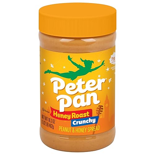 Peter Pan Crema crujiente de maní tostado con miel, 16.3 onzas (paquete de 12)