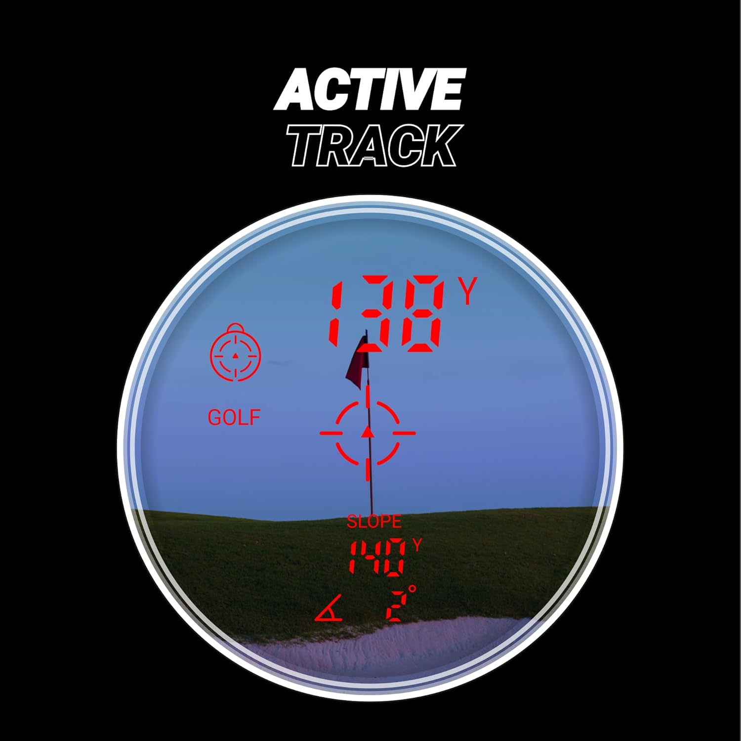 Blue Tees Golf Series 3 Max+ Golf Rangefinder with Slope Switch - 1000 Yards Range Finder, 6X Magnification Laser Rangefinder, Slope Measurement, Magnetic Strip, Flag Pole Locking with Pulse Vibration