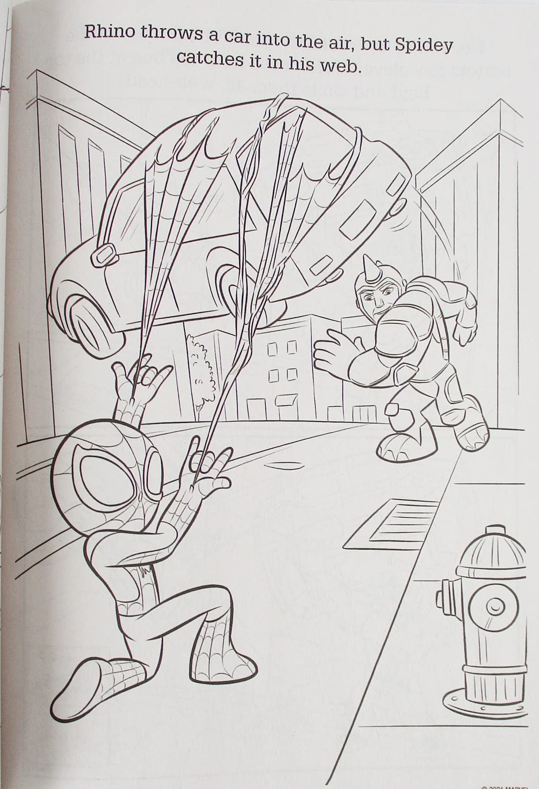 Spiderman Rhino Coloring Pages