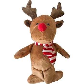 christmas reindeer dog toy