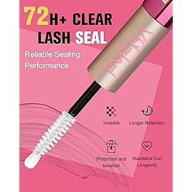 EMEDA Lash Cluster Glue, 2-in-1 Lash Bond and Seal Waterproof Lash Glue for Eyelash Clusters Strong Hold for 72 Hours DIY Individual Eyelashes Latex Free (White)