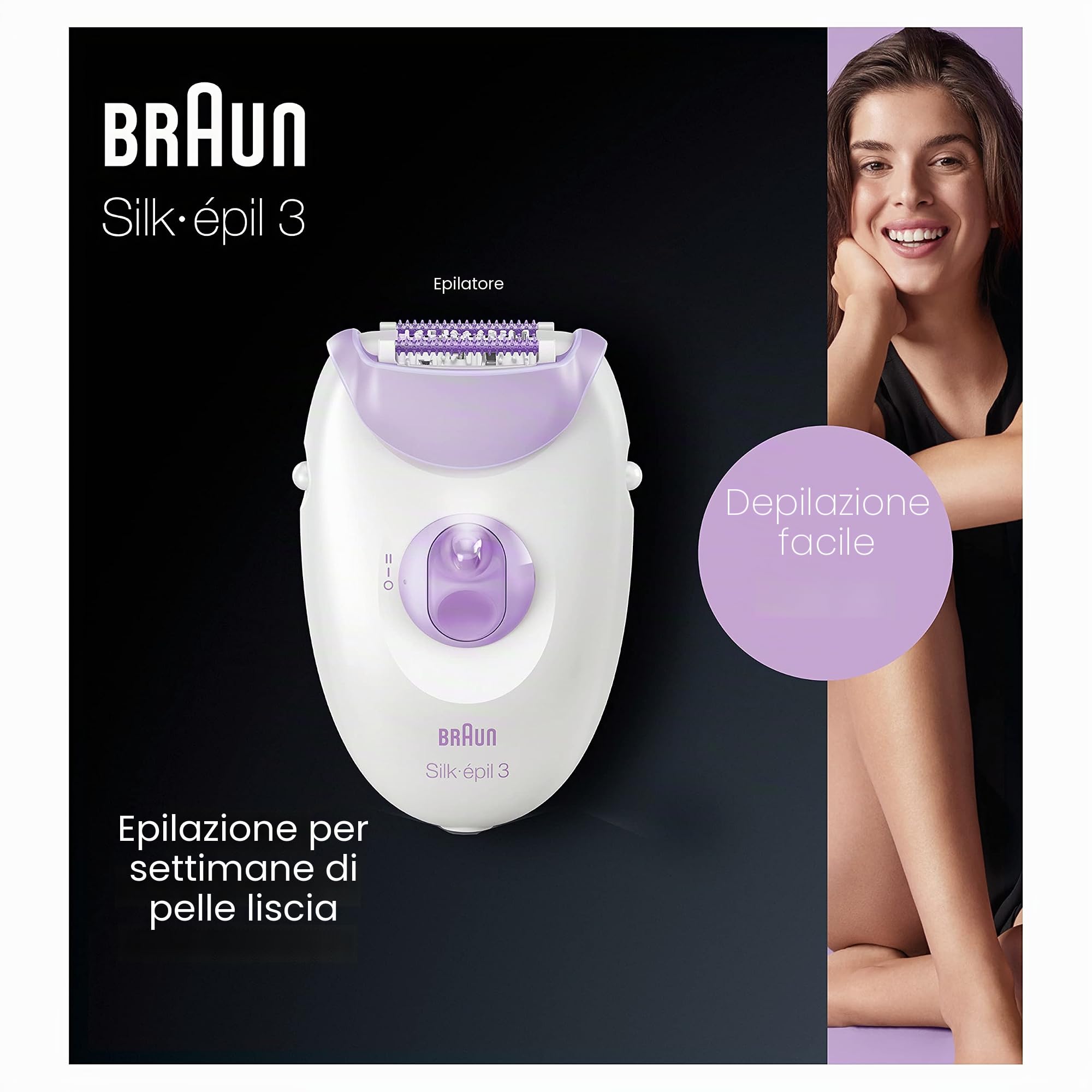 Braun Silk-épil 3170 Epilatore Gambe