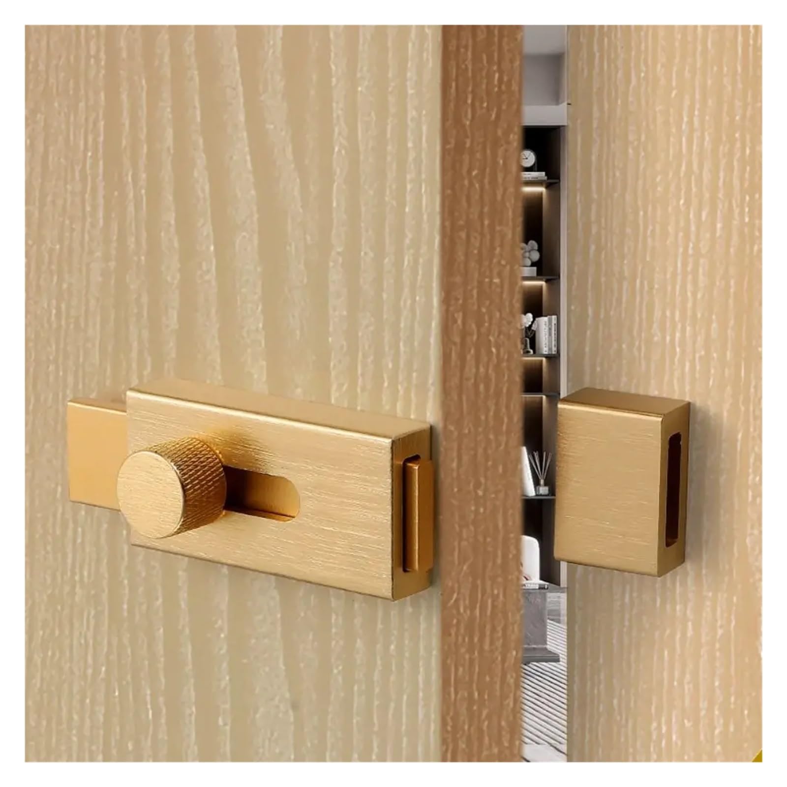 Klamra do drzwi ze stopu aluminium Hasp Zabezpieczenie przed kradzieżą Zatrzask okna Osprzęt zamka stodoły(B3,4inch)