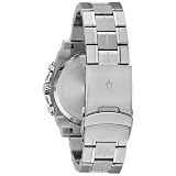 Bulova Icon - Reloj cronógrafo de cuarzo de alta precisión para hombre, cristal mineral curvado