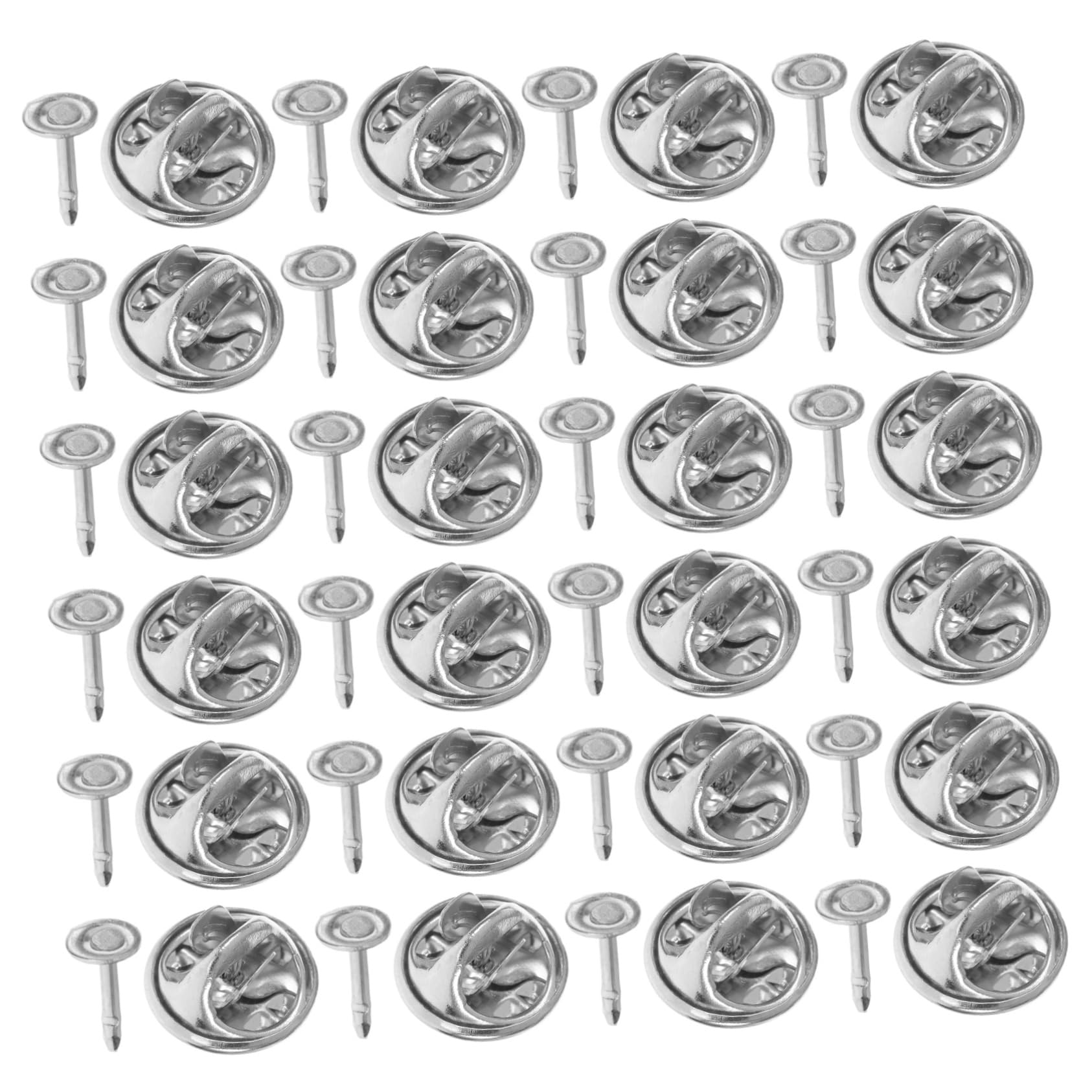 NUOBESTY Butterfly Clutch Tie Tacks Pin 100pcs Brooch Pins for Crafts Safety Blank Brooch