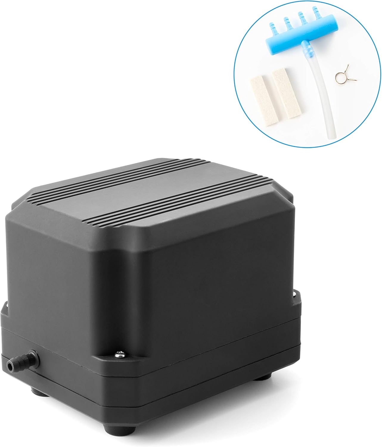 PONDFORSE Quiet Air Pump 475GPH 30L/MIN 20W 4 Outlets Ajustable Airflow for Aquariums, Fish Tanks, Hydroponic Systems : Pet Supplies