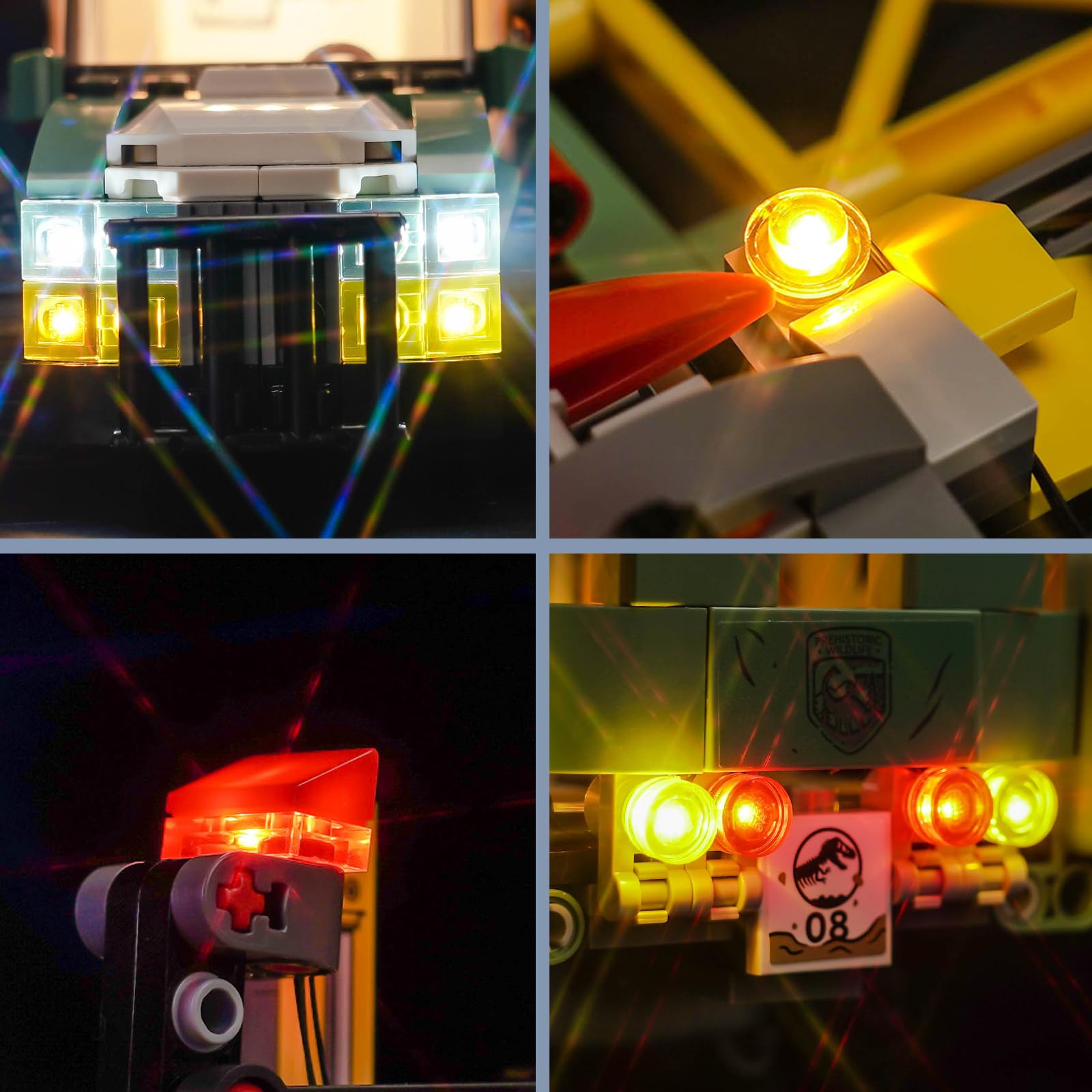 Led Light Set for Lego Dinosaur Missions: Allosaurus Transport Truck - Decoration Light for Action-Packed Toys - Image 2
