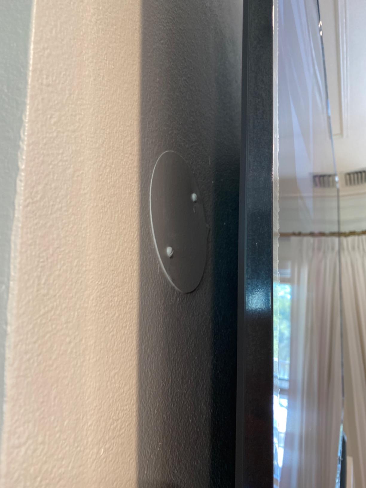 Westinghouse 7006500 White Outlet Concealer painted to match wall