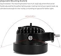 Vista 6 de Luces LED redondas de 4 pulgadas, 60 W, luces antiniebla para conducción todoterreno, barra de luz auxiliar para parachoques de 12 V, 24 V