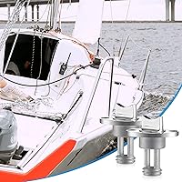 Vista 4 de Tapón de drenaje marino de acero inoxidable, kit de tapón de drenaje ovalado para garboard popa de barco con anillo de sellado impermeable
