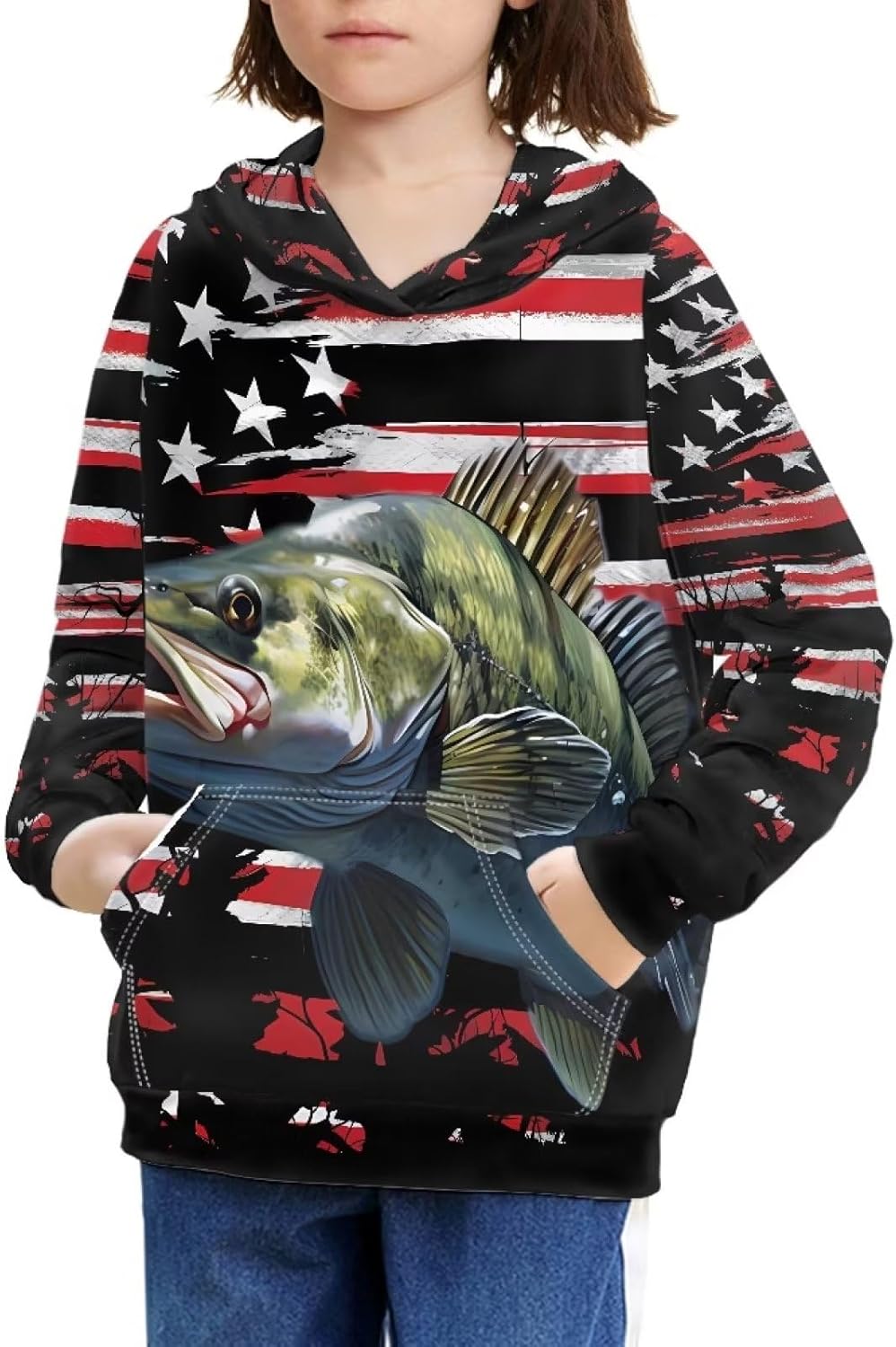 Coloranimal Girls Boys Sports Casual Long Sleeve Sweatshirts Hoodies with Front Pocket Sweater Tops Age 6-16year