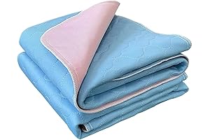 Upgrade Cooling Waterproof Bed Pads 2PCS Reusable Underpads Large 34" x 36"