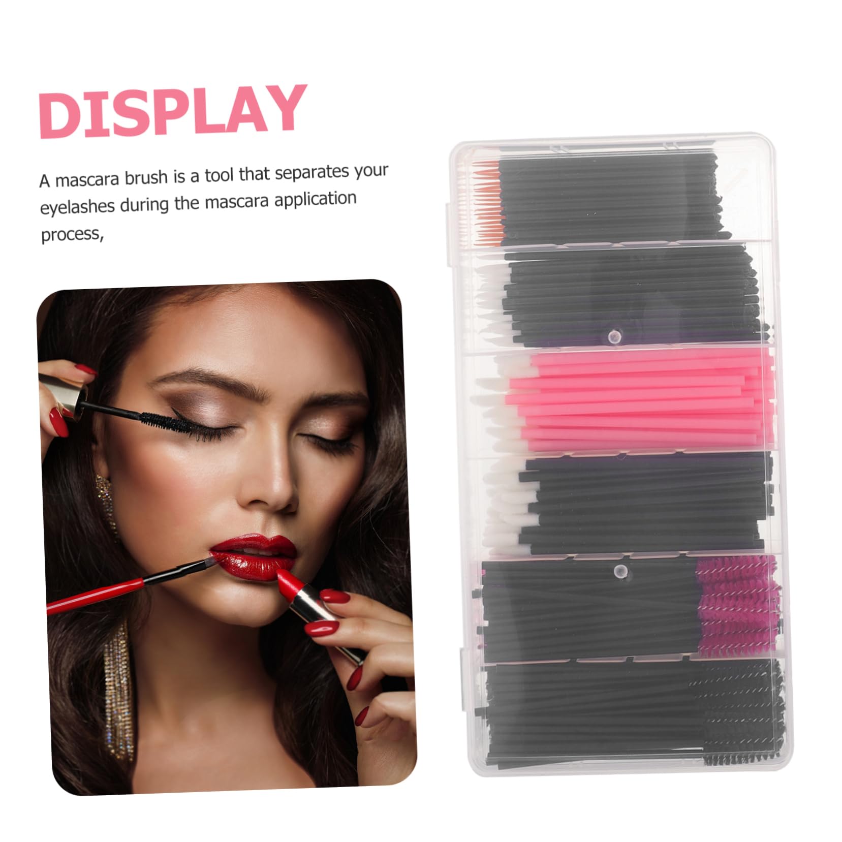 minkissy Complete Makeup Brush Set 12 in 1 Makeup Kit Brow Lift Applicator Eyeliner Lip and Eyelash Brushes Perfect for Home Travel and Work