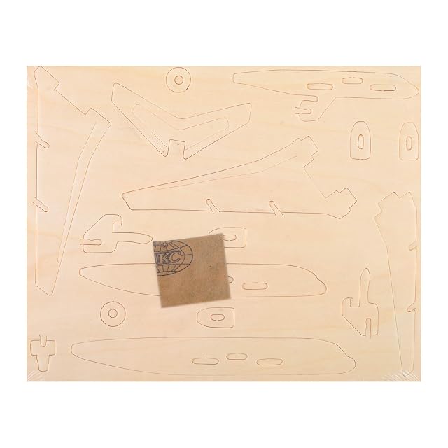 Foto 4 de 5 de Georgie Porgy Rompecabezas de Madera 3D Aviones Modelo Woodcraft Construction Kit los Juguetes para niños…
